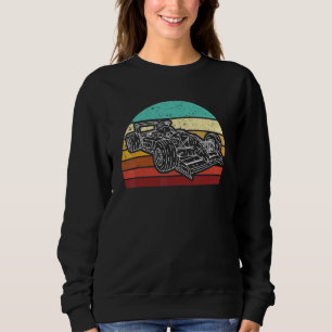 Formel-Rennsport-Offenes-Rad-Auto-Vintage-Rennwage Sweatshirt
