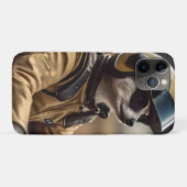 Formel Spaß: Beruflicher Rennfahrer für Meerkat Case-Mate iPhone Hülle (Rückseite (Horizontal))