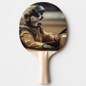 Formel Spaß: Beruflicher Rennfahrer für Meerkat Tischtennis Schläger (Vorderseite)