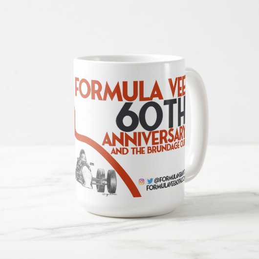 Formel Vee 60. Tasse (VorderseiteRechts)