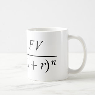 Formel 'Zeitwert des Geldes" Kaffeetasse