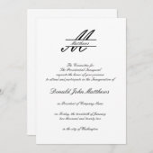 Formell einfach - Einleitung Einladung (Vorne/Hinten)