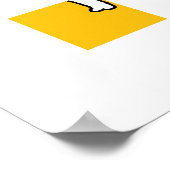 Formell mit einer Wange verkleidet Poster (Ecke)