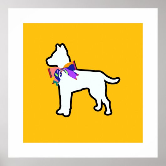 Formell mit einer Wange verkleidet Poster (Vorne)