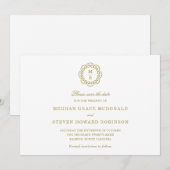 Formell Save the Date Einladung (Vorne/Hinten)