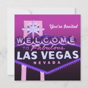 Formelle Einladung zur Hochzeit in Las Vegas oder 
