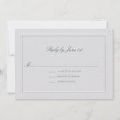Formelle klassische grüne elegante elfenbeinfarben (Vorderseite)
