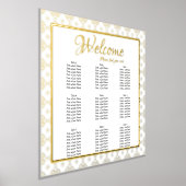 Formelle, komplizierte Sitzordnung - Hochzeit Foliendrucke (Ablage )