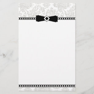 Formelle Silber- und Schwarzpapiere Briefpapier