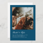 Formelle Verlobung Save the Date Einladung (Vorne/Hinten)