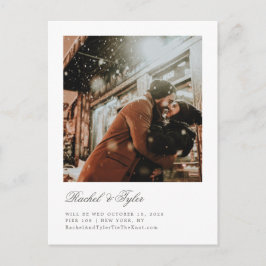 Formelle Verlobung Save the Date Postkarte