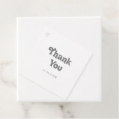 Formeller Einfacher Dank Geschenkanhänger (Beispiel)