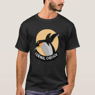 Formeller Huhn Lustiger Pinguin Falscher Tiername T-Shirt
