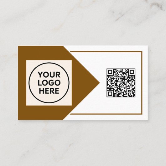 Formeller QR-Code Beruflich Corporate Modern Visitenkarte (Rückseite)