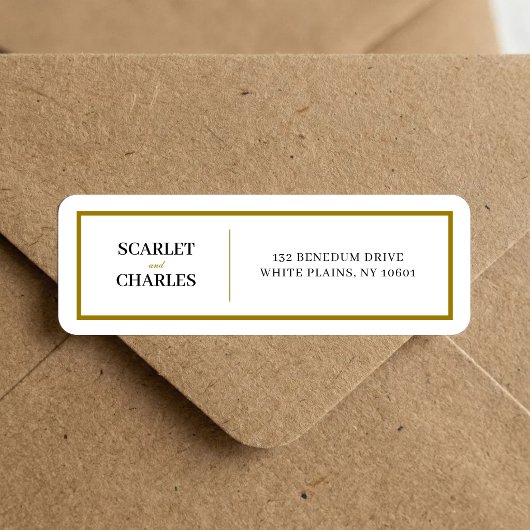 Formeller schwarzer Gold-Monogramm-Hochzeit-Rückse