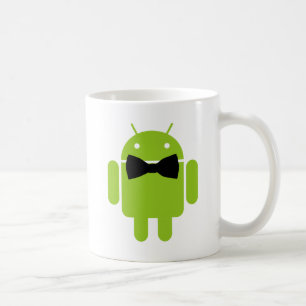 Formelles Android-Roboter-Symbol Grafik Kaffeetasse