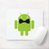 Formelles Android-Roboter-Symbol Grafik Mousepad (Mit Mouse)