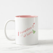 Formeln für die Tasse der Liebe | Tasse niedlicher (Links)