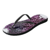 Formeln im mathematischen Raum Badesandalen (Schrägansicht)