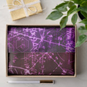 Formeln im mathematischen Raum Seidenpapier (Geschenk)