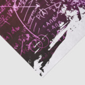 Formeln im mathematischen Raum Seidenpapier (Detail)