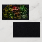 Formeln im mathematischen Raum Visitenkarte (Vorne/Hinten)