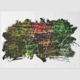 Formeln in mathematischem Leerraumtetikpapier Seidenpapier