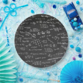 Formeln und Nummern für Blackboard-Matten Pappteller (Party)