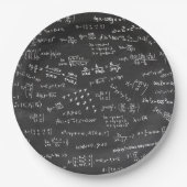 Formeln und Nummern für Blackboard-Matten Pappteller (Vorderseite)