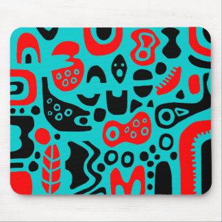 Formen - auf Aqua-Blue Mousepad