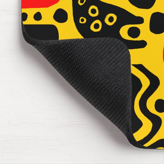 Formen - auf Bernstein Mousepad (Ecke)