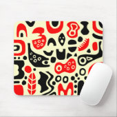 Formen - auf Creme Mousepad (Mit Mouse)
