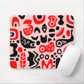 Formen - auf rosa FFCCCC Mousepad (Mit Mouse)