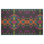 Formen auf schwarzem Hintergrund Stoff (Fat Quarter (45,7 x 55,9 cm))