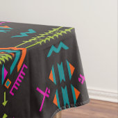 Formen auf schwarzem Hintergrund Tischdecke (Beispiel)