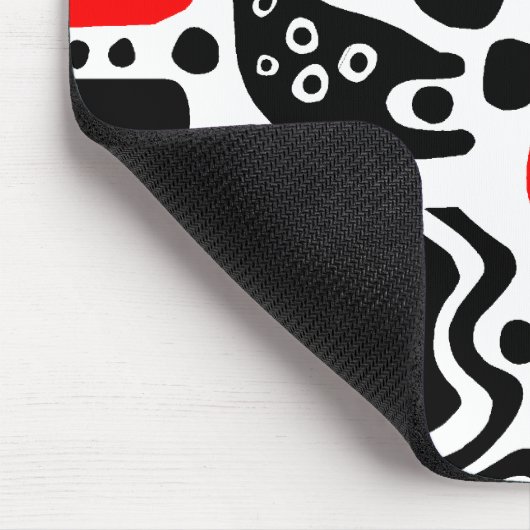 Formen - auf weiß mousepad (Ecke)