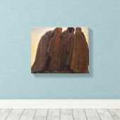 Formen der Angst von Maynard Dixon Leinwanddruck (Insitu (Holzboden))