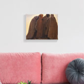 Formen der Angst von Maynard Dixon Leinwanddruck (Insitu (Wohnzimmer))