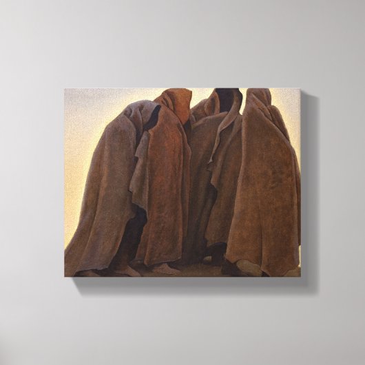 Formen der Angst von Maynard Dixon Leinwanddruck (Vorderseite)