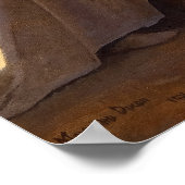 Formen der Angst von Maynard Dixon Poster (Ecke)