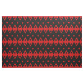 Formen der schwarzen und roten Playing Card Stoff (Fat Quarter (45,7 x 55,9 cm))