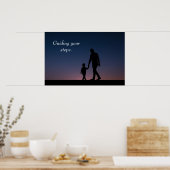 Formen der Vaterschaft (Wegweiser) Poster (Küche)