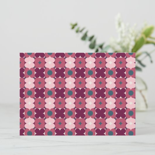 Formen Feiertagskarte (Stehend Vorderseite)