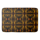 Formen, "goldene Linien schwimmen" über dunklem Hi Badematte (Vorderseite)