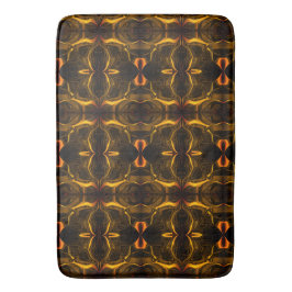 Formen, "goldene Linien schwimmen" über dunklem Hi Badematte