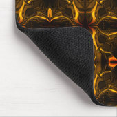 Formen, "goldene Linien schwimmen" über dunklem Hi Mousepad (Ecke)