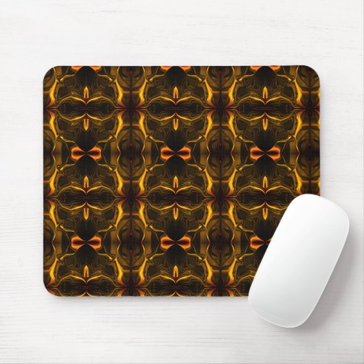 Formen, "goldene Linien schwimmen" über dunklem Hi Mousepad (Mit Mouse)