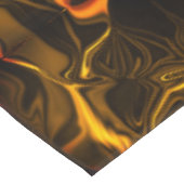 Formen, "goldene Linien schwimmen" über dunklem Hi Tischdecke (Schrägansicht)