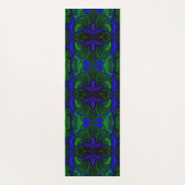 Formen, "goldene Linien schwimmen" über dunklem Hi Yogamatte (Rückseite)