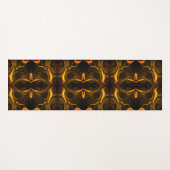 Formen, "goldene Linien schwimmen" über dunklem Hi Yogamatte (Vorderseite (Horizontal))